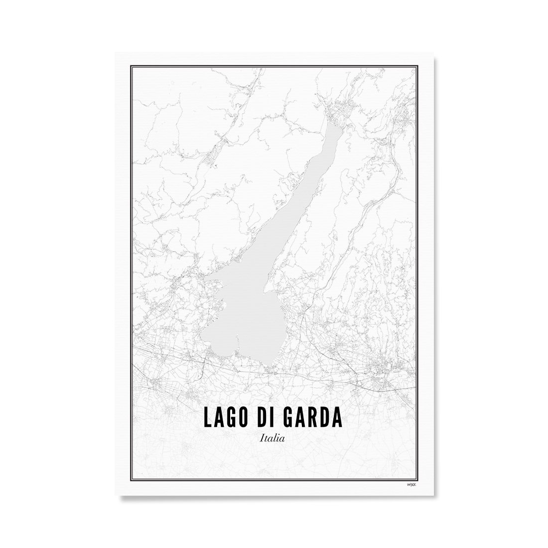 Poster van Gardameer | WIJCK. 